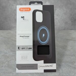 Y6. Base Liquid Silicone Case Apple iPhone 13 Pro Max‎ In Black